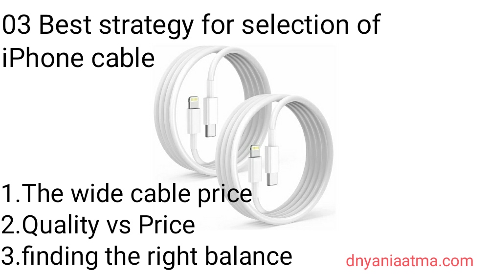 Iphone cable price